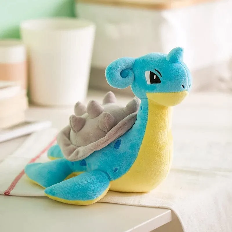 Kawaii Pokemon Lapras Stofftiere Cartoon süße Wassergeist Plüsch Puppen Wurfkissen Geburtstagsgeschenk für Kinder Freunde Jungen