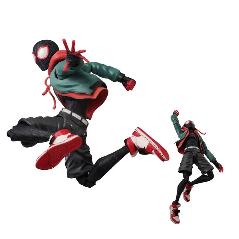 Miles Morales Spider Man Actionfiguren 15 cm Multi-Zubehör Superheld Spiderman Bewegliche Statuen Modell Sammlerstücke