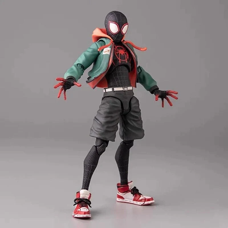 Miles Morales Spider Man Actionfiguren 15 cm Multi-Zubehör Superheld Spiderman Bewegliche Statuen Modell Sammlerstücke
