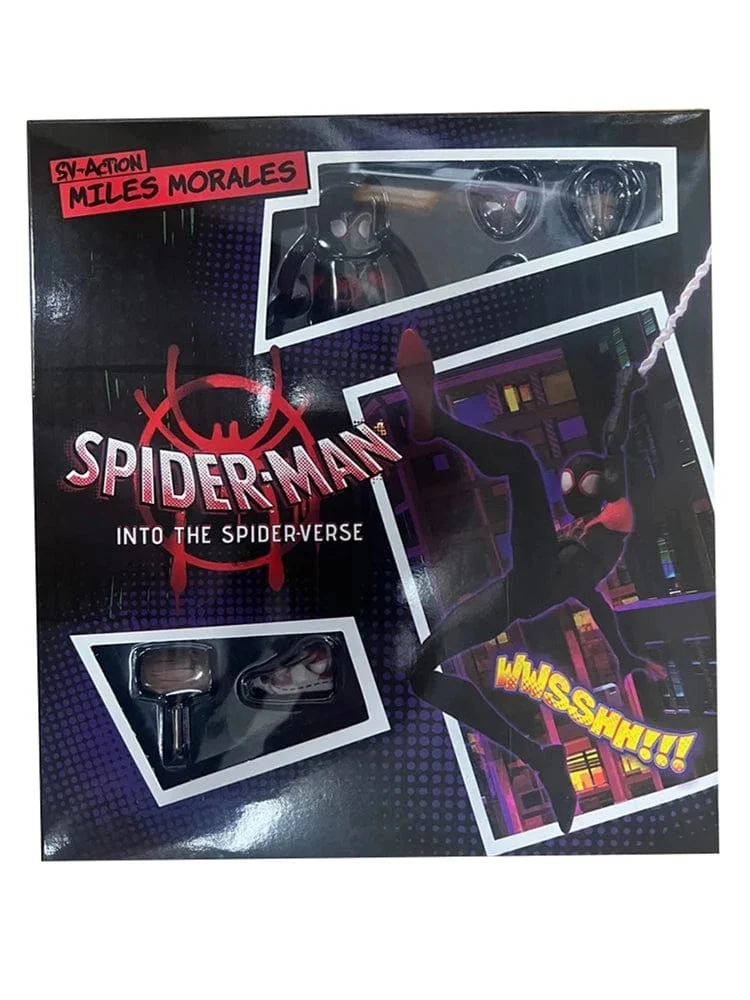 Miles Morales Spider Man Actionfiguren 15 cm Multi-Zubehör Superheld Spiderman Bewegliche Statuen Modell Sammlerstücke