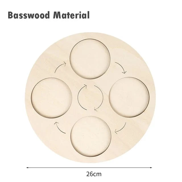 Tier Lebenszyklus Bord Kinder Spielzeug Montessori Lehrmittel Pflanze Tier Wachstumszyklus Modell Set Vorschule kognitiven Spielzeug