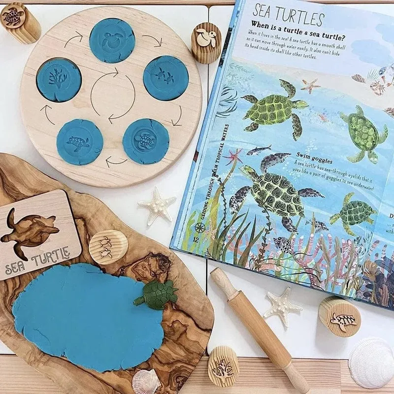Tier Lebenszyklus Bord Kinder Spielzeug Montessori Lehrmittel Pflanze Tier Wachstumszyklus Modell Set Vorschule kognitiven Spielzeug