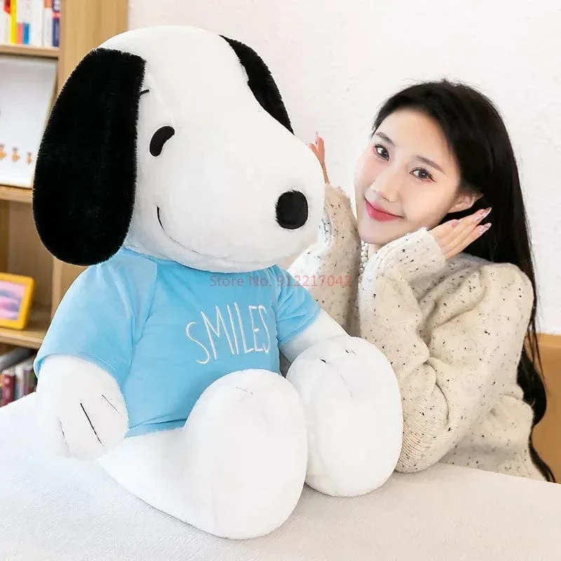 35-65cm Cartoon süße Snoopy Plüsch Spielzeug Kissen Sofa zurück Plüsch Puppe Geschenke für Kinder