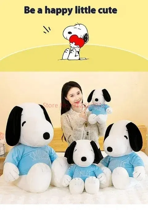 35-65cm Cartoon süße Snoopy Plüsch Spielzeug Kissen Sofa zurück Plüsch Puppe Geschenke für Kinder
