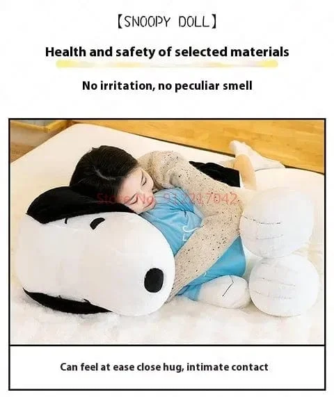 35-65cm Cartoon süße Snoopy Plüsch Spielzeug Kissen Sofa zurück Plüsch Puppe Geschenke für Kinder