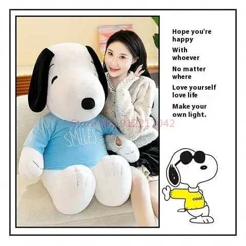 35-65cm Cartoon süße Snoopy Plüsch Spielzeug Kissen Sofa zurück Plüsch Puppe Geschenke für Kinder