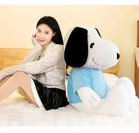 35-65cm Cartoon süße Snoopy Plüsch Spielzeug Kissen Sofa zurück Plüsch Puppe Geschenke für Kinder