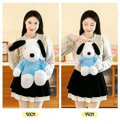 35-65cm Cartoon süße Snoopy Plüsch Spielzeug Kissen Sofa zurück Plüsch Puppe Geschenke für Kinder