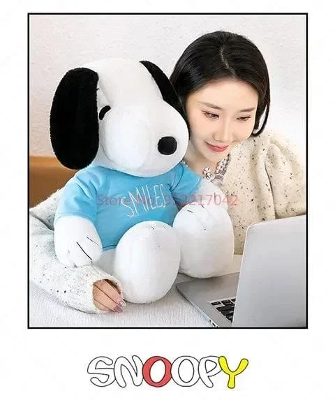 35-65cm Cartoon süße Snoopy Plüsch Spielzeug Kissen Sofa zurück Plüsch Puppe Geschenke für Kinder