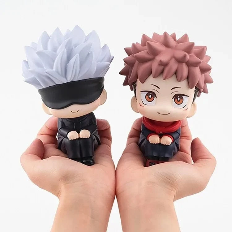 10 cm Q Version Anime Figur Spielzeug Anime Mädchen Jujutsu Kaisen Figur Yuji Itadori Gojo Satori PVC Action Figur Spielzeug Kind Geschenk