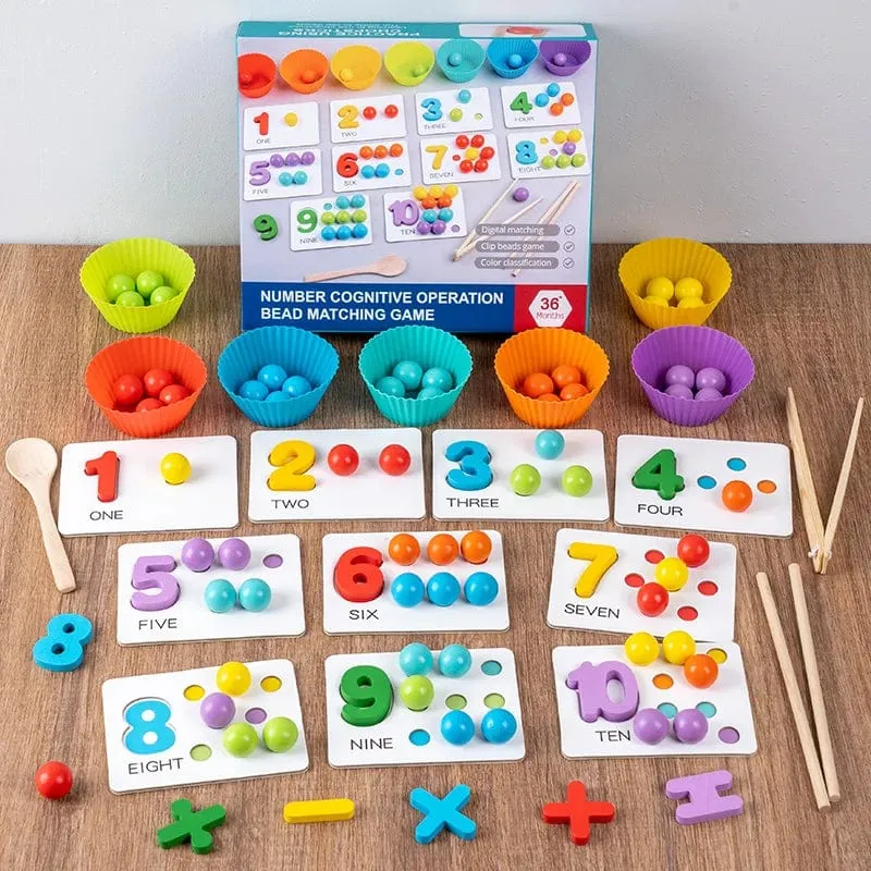 Kinder mathematik lehrmittel, baby zahlen erkennen, arithmetik matching, pädagogisches frühkindliches bildungsspielzeug, Montessori lehre