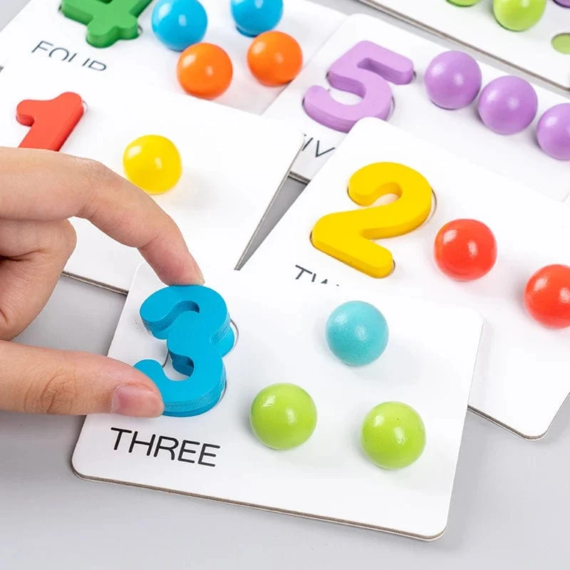 Kinder mathematik lehrmittel, baby zahlen erkennen, arithmetik matching, pädagogisches frühkindliches bildungsspielzeug, Montessori lehre