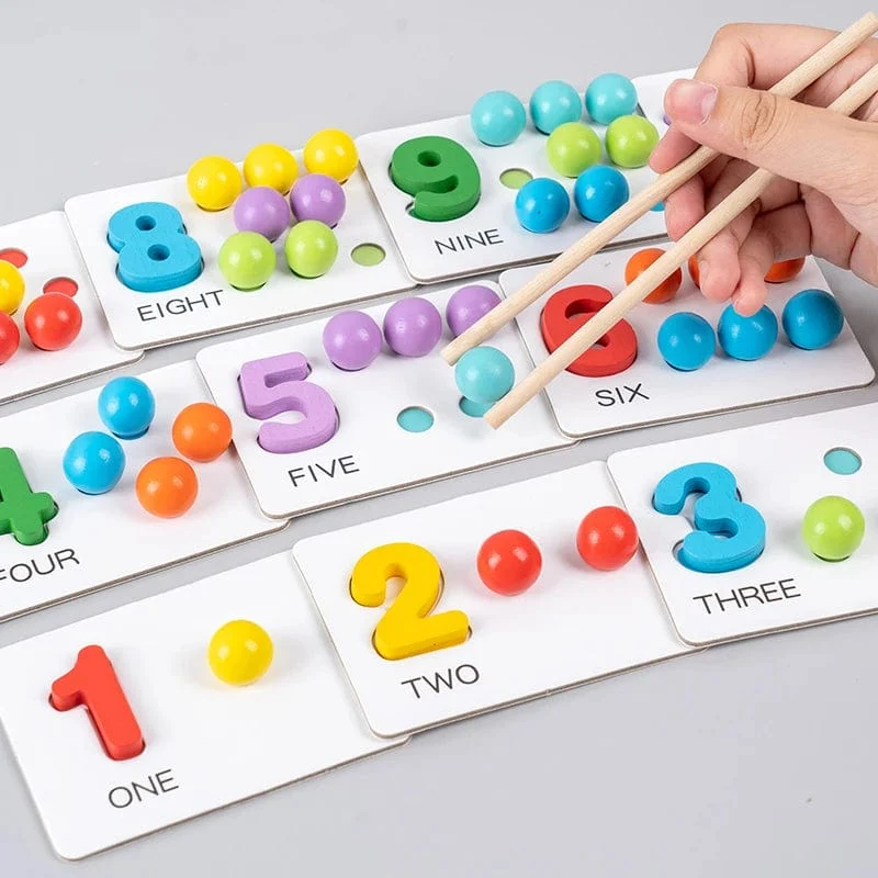 Kinder mathematik lehrmittel, baby zahlen erkennen, arithmetik matching, pädagogisches frühkindliches bildungsspielzeug, Montessori lehre