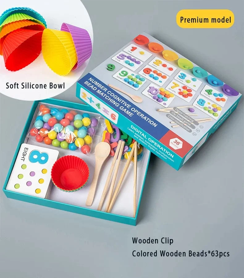 Kinder mathematik lehrmittel, baby zahlen erkennen, arithmetik matching, pädagogisches frühkindliches bildungsspielzeug, Montessori lehre