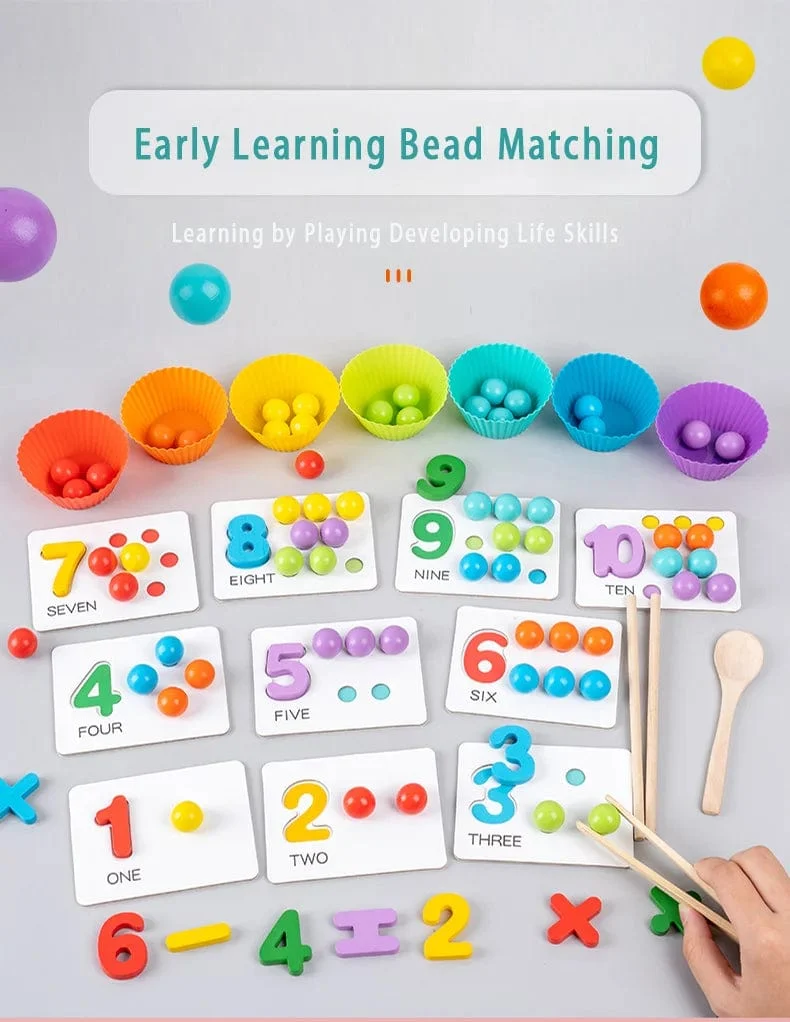 Kinder mathematik lehrmittel, baby zahlen erkennen, arithmetik matching, pädagogisches frühkindliches bildungsspielzeug, Montessori lehre