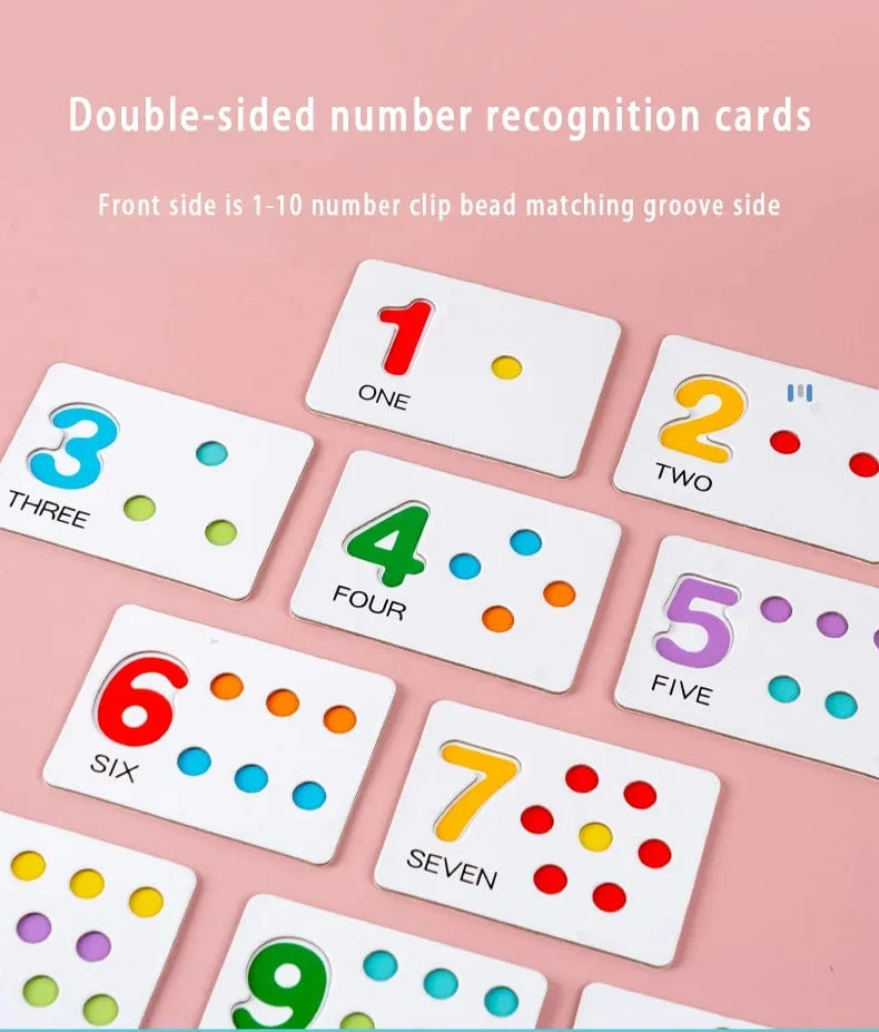 Kinder mathematik lehrmittel, baby zahlen erkennen, arithmetik matching, pädagogisches frühkindliches bildungsspielzeug, Montessori lehre