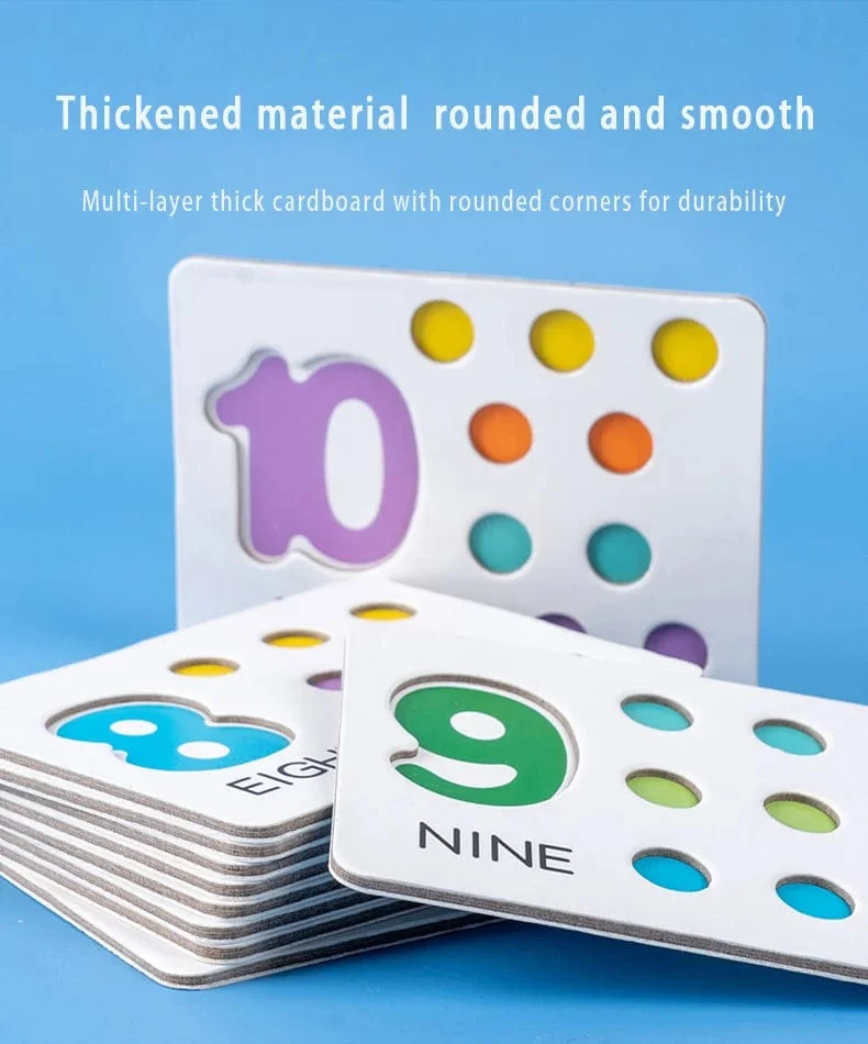 Kinder mathematik lehrmittel, baby zahlen erkennen, arithmetik matching, pädagogisches frühkindliches bildungsspielzeug, Montessori lehre