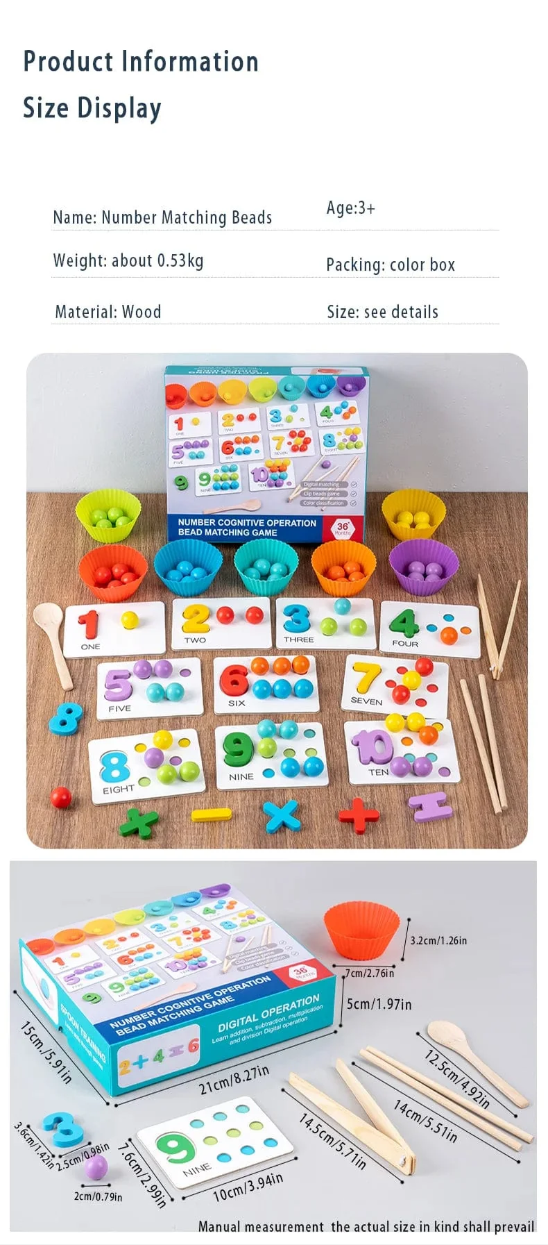 Kinder mathematik lehrmittel, baby zahlen erkennen, arithmetik matching, pädagogisches frühkindliches bildungsspielzeug, Montessori lehre