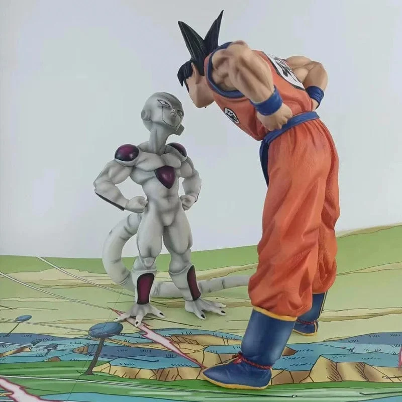 Anime Dragon Ball Z Frieza Vs Son Goku Figur 24CM GK Pvc Action-figuren Statue Sammlung Modell Spielzeug Geschenke