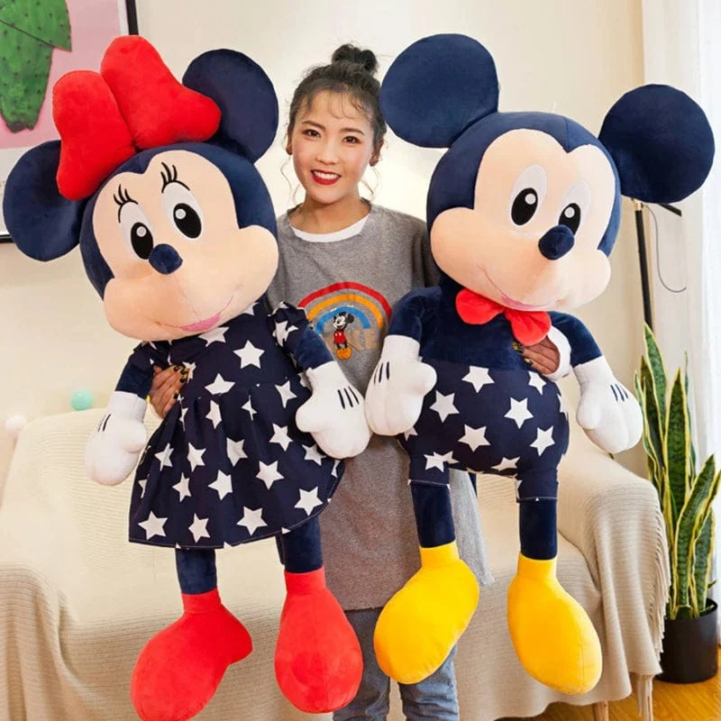 Disney Star Mickey Plüschtier Minnie Puppe Großes Paar Mickey Maus Spielt mit Kinderkissen Puppe Geschenke