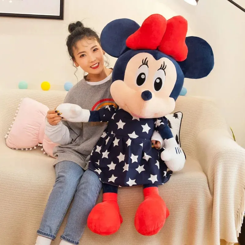 Disney Star Mickey Plüschtier Minnie Puppe Großes Paar Mickey Maus Spielt mit Kinderkissen Puppe Geschenke