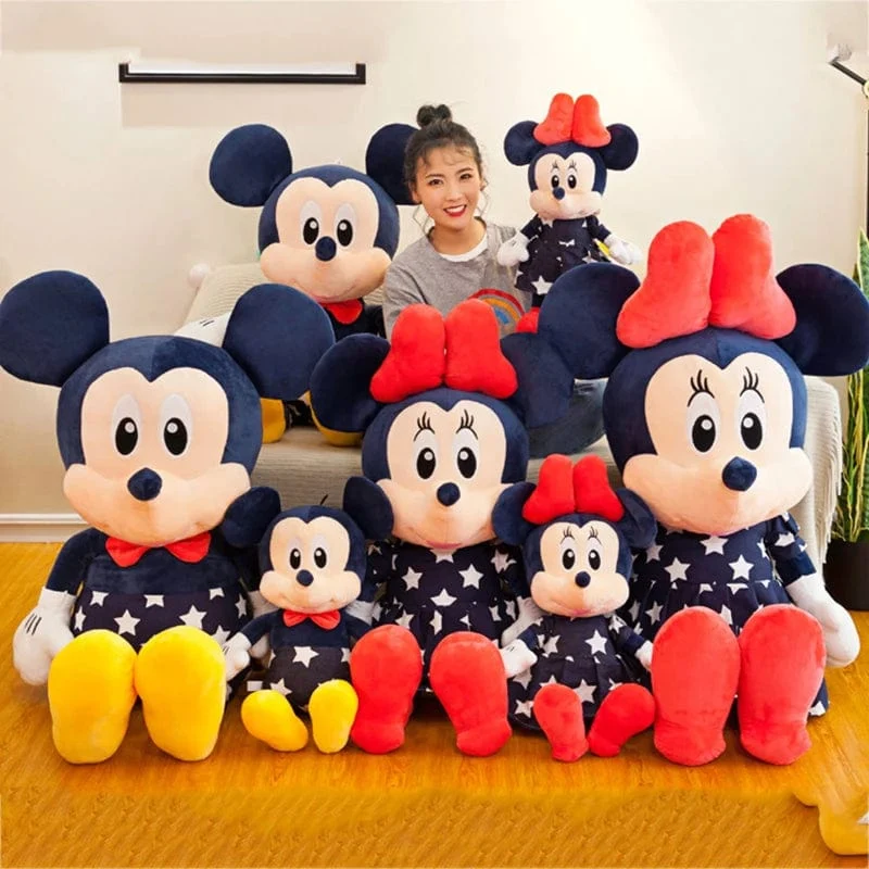 Disney Star Mickey Plüschtier Minnie Puppe Großes Paar Mickey Maus Spielt mit Kinderkissen Puppe Geschenke