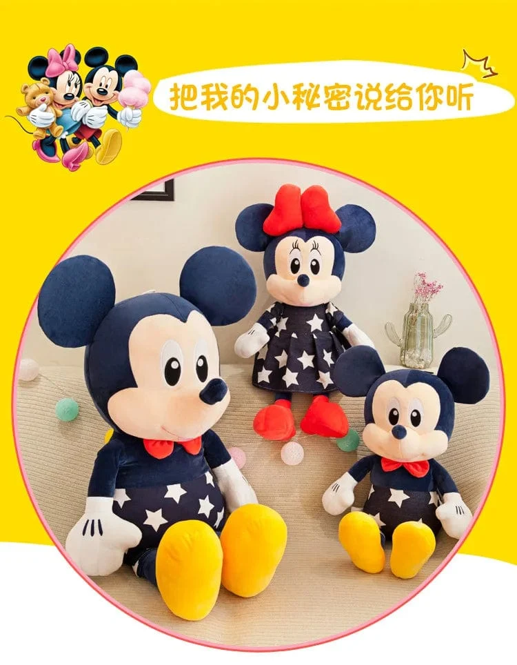 Disney Star Mickey Plüschtier Minnie Puppe Großes Paar Mickey Maus Spielt mit Kinderkissen Puppe Geschenke