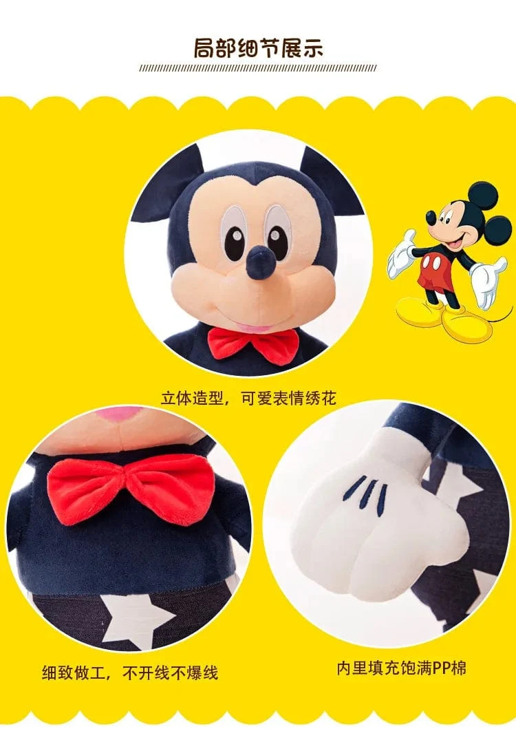Disney Star Mickey Plüschtier Minnie Puppe Großes Paar Mickey Maus Spielt mit Kinderkissen Puppe Geschenke