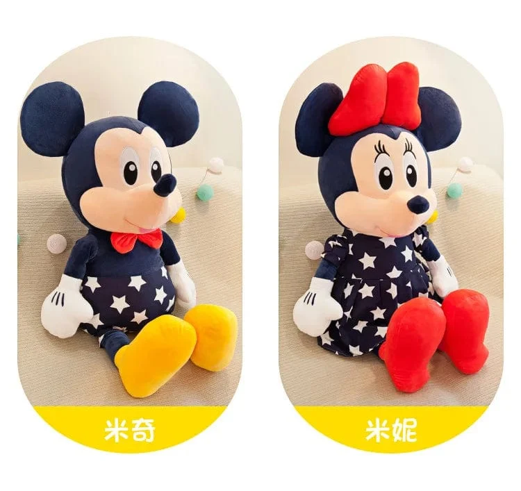 Disney Star Mickey Plüschtier Minnie Puppe Großes Paar Mickey Maus Spielt mit Kinderkissen Puppe Geschenke