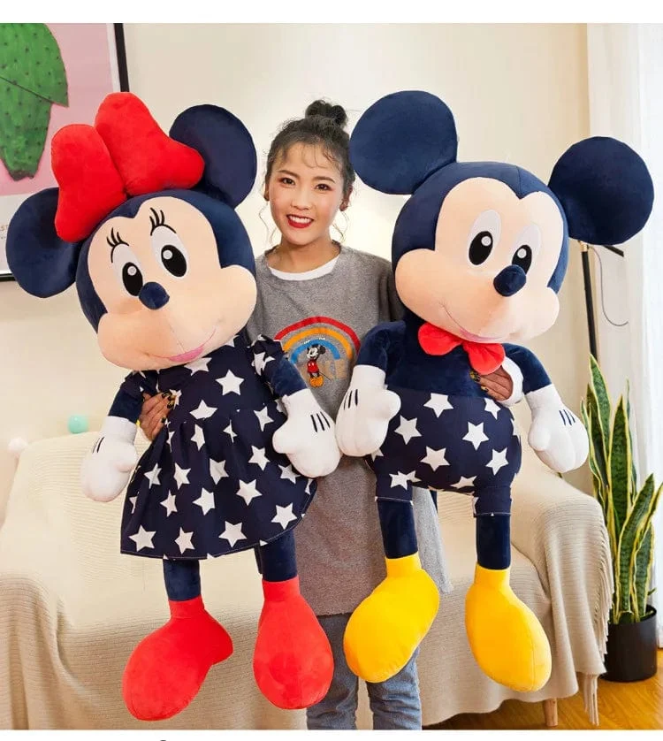 Disney Star Mickey Plüschtier Minnie Puppe Großes Paar Mickey Maus Spielt mit Kinderkissen Puppe Geschenke