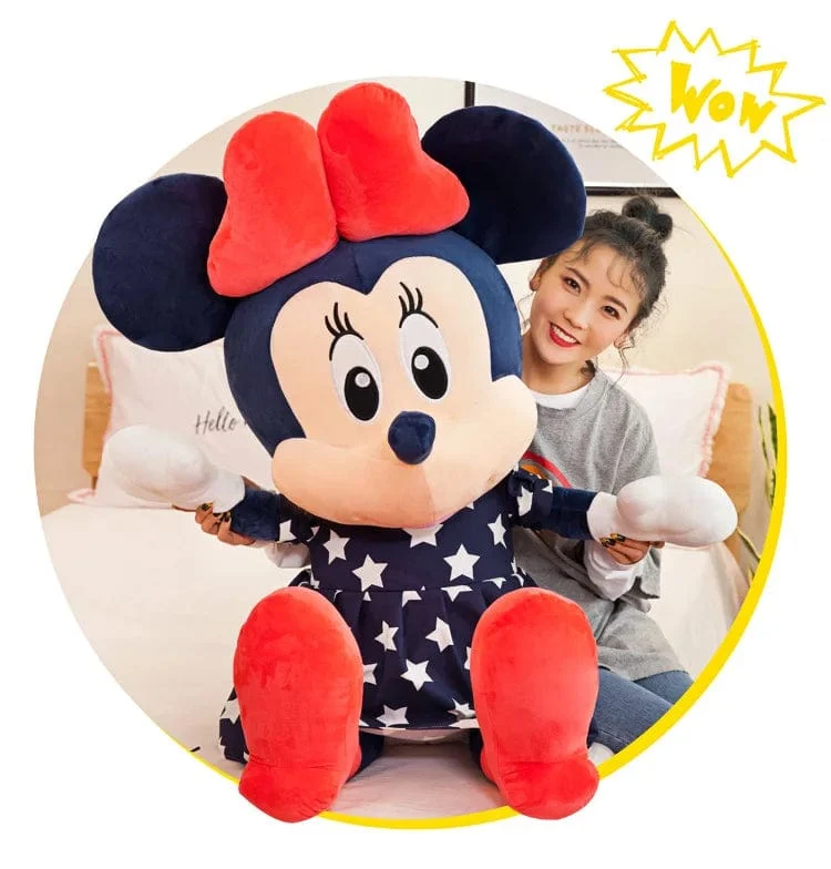 Disney Star Mickey Plüschtier Minnie Puppe Großes Paar Mickey Maus Spielt mit Kinderkissen Puppe Geschenke