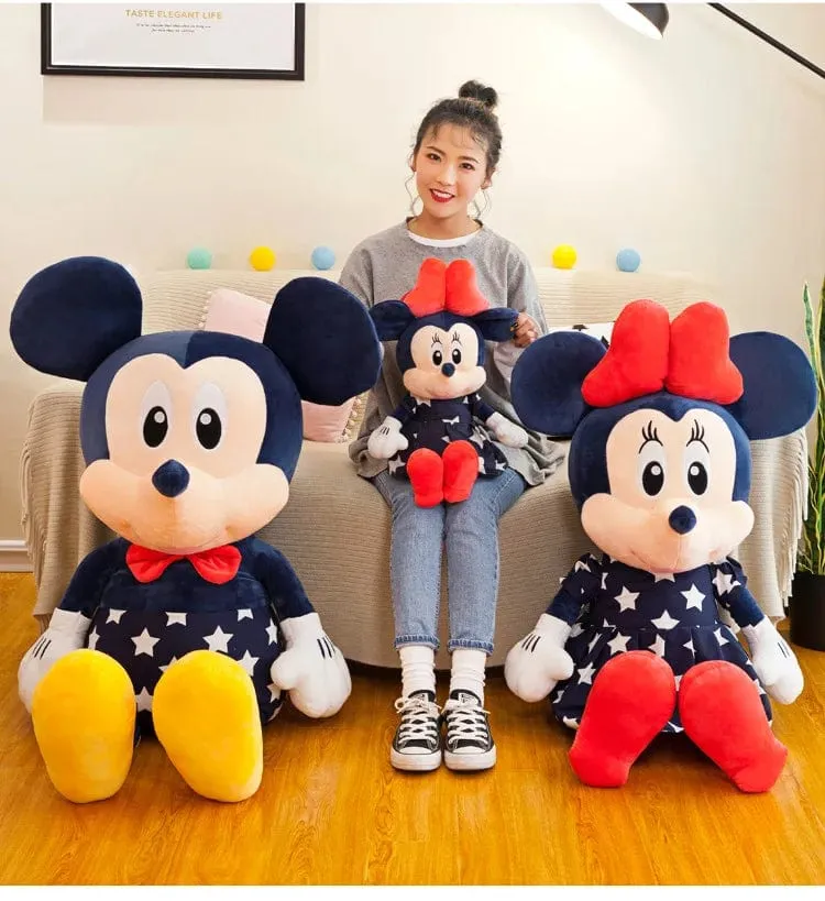 Disney Star Mickey Plüschtier Minnie Puppe Großes Paar Mickey Maus Spielt mit Kinderkissen Puppe Geschenke