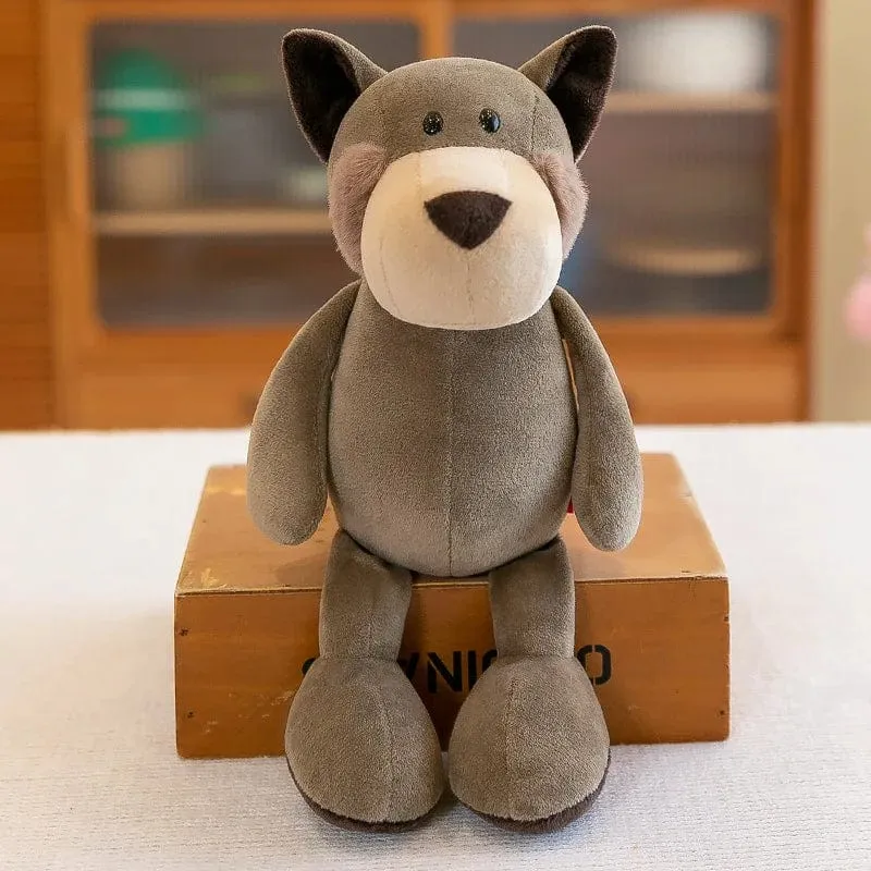 25 cm Ausgestopfter lebensechter Löwe, Tiger, Elefant, Affe, Leopard, Giraffe, Waschbär, Puppe, Simulation, Waldtiere, Plüschtiere für Kinder, Geschenk