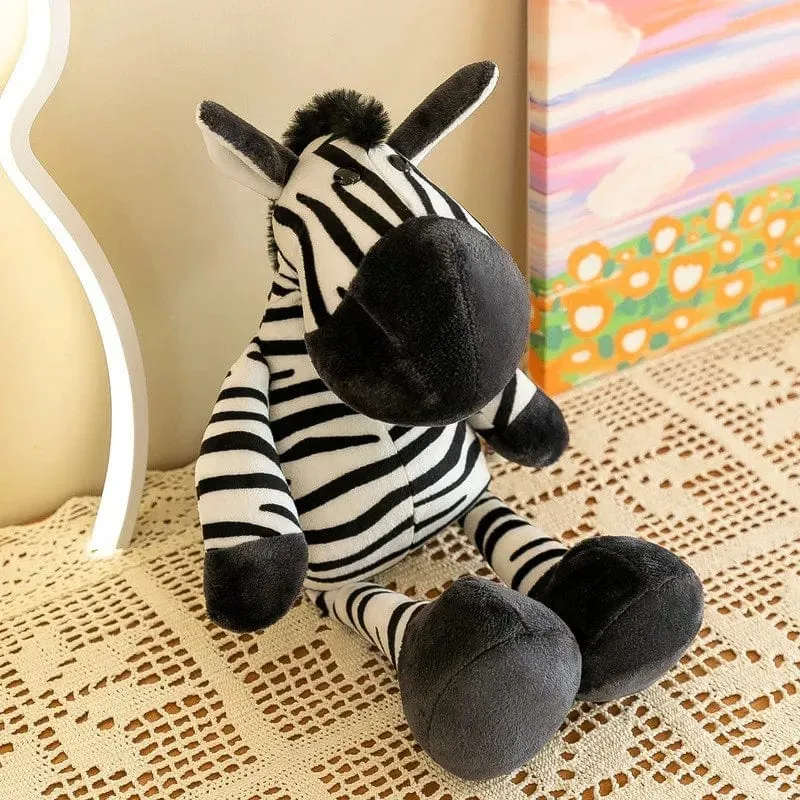 25 cm Ausgestopfter lebensechter Löwe, Tiger, Elefant, Affe, Leopard, Giraffe, Waschbär, Puppe, Simulation, Waldtiere, Plüschtiere für Kinder, Geschenk