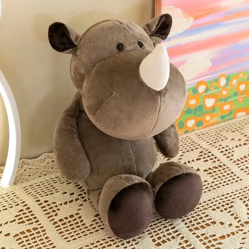 25 cm Ausgestopfter lebensechter Löwe, Tiger, Elefant, Affe, Leopard, Giraffe, Waschbär, Puppe, Simulation, Waldtiere, Plüschtiere für Kinder, Geschenk