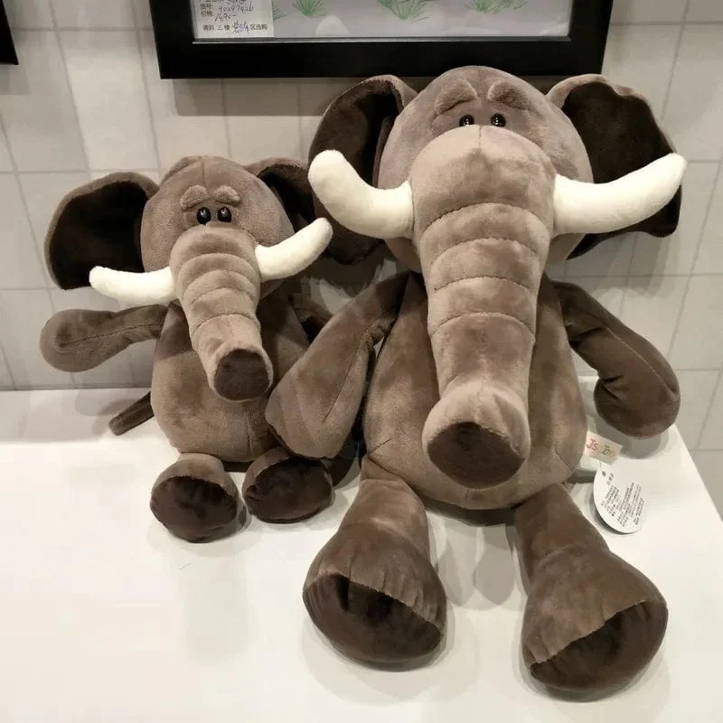 25 cm Ausgestopfter lebensechter Löwe, Tiger, Elefant, Affe, Leopard, Giraffe, Waschbär, Puppe, Simulation, Waldtiere, Plüschtiere für Kinder, Geschenk