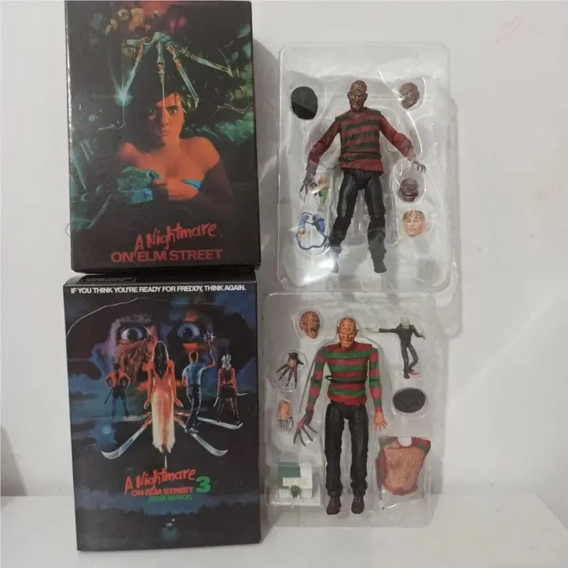 NECA Freddy Krueger Action Figure Sammeln Modell Spielzeug Halloween Horror Weihnachten Geschenke