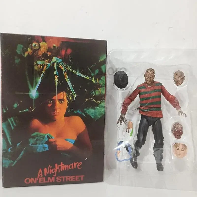 NECA Freddy Krueger Action Figure Sammeln Modell Spielzeug Halloween Horror Weihnachten Geschenke