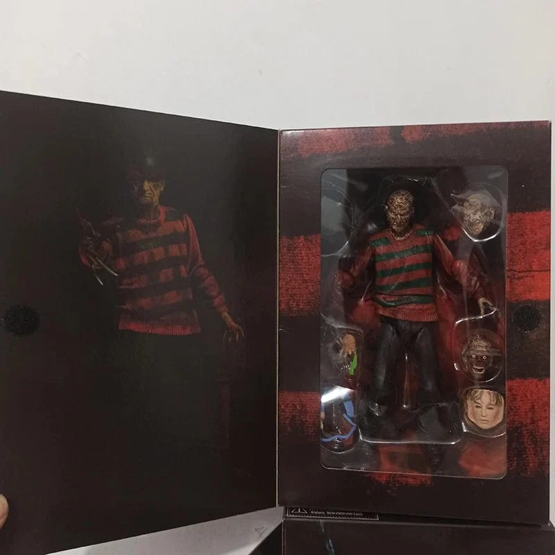 NECA Freddy Krueger Action Figure Sammeln Modell Spielzeug Halloween Horror Weihnachten Geschenke