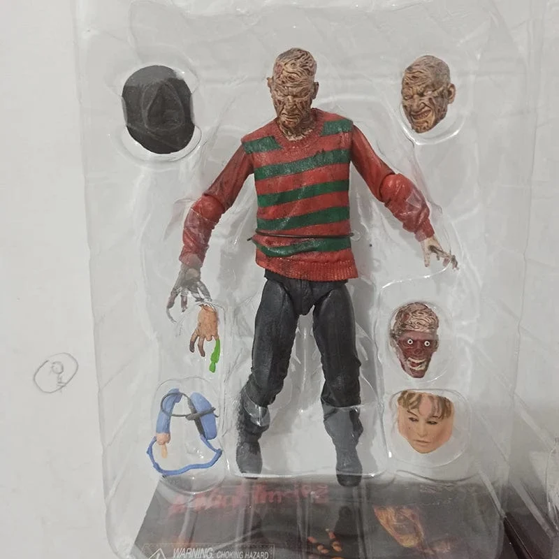 NECA Freddy Krueger Action Figure Sammeln Modell Spielzeug Halloween Horror Weihnachten Geschenke