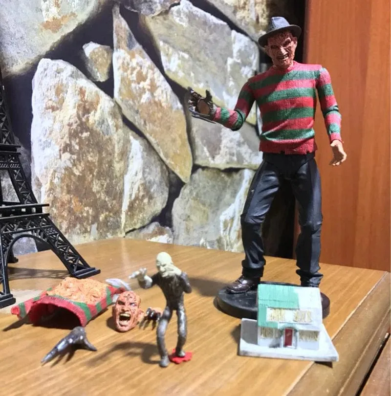 NECA Freddy Krueger Action Figure Sammeln Modell Spielzeug Halloween Horror Weihnachten Geschenke