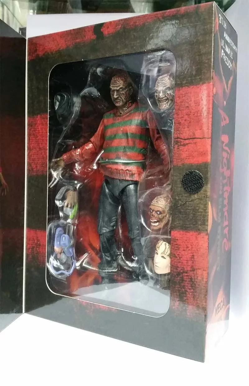 NECA Freddy Krueger Action Figure Sammeln Modell Spielzeug Halloween Horror Weihnachten Geschenke