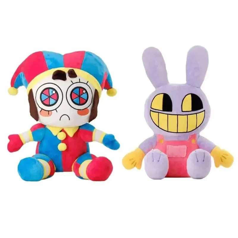 Der erstaunliche digitale Zirkus Pomni Jax Plüsch Cartoon Plüschtier Spielzeug Theater Kaninchen Puppe Stofftiere Kinder Weihnachten Kinder Geschenke