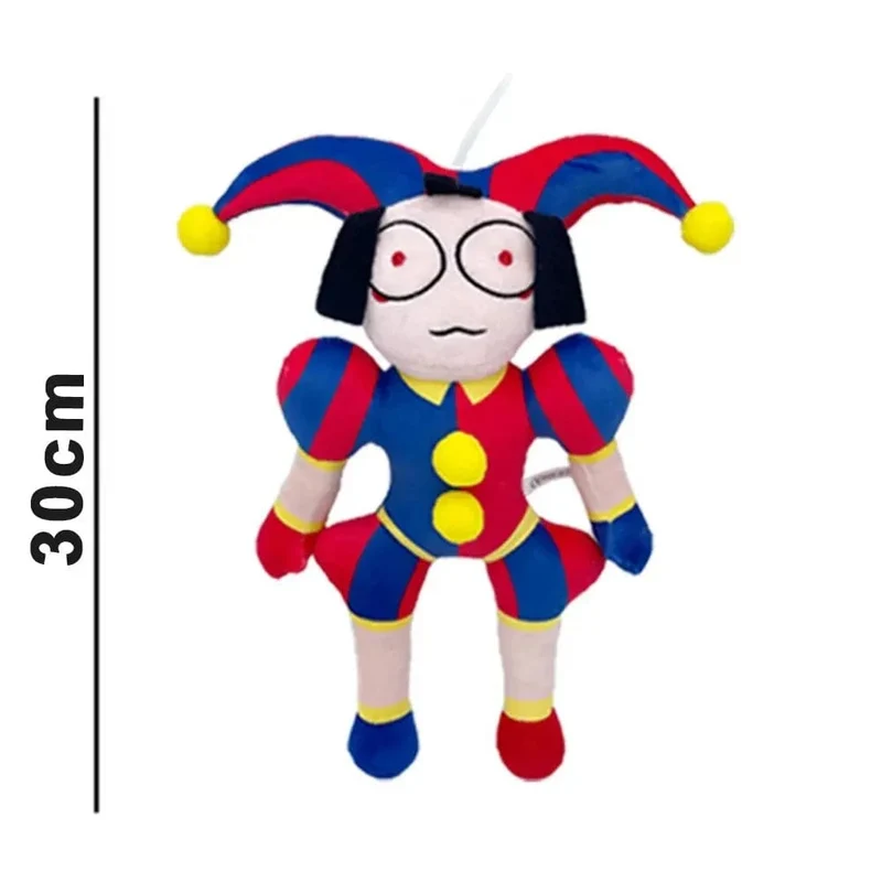 Der erstaunliche digitale Zirkus Pomni Jax Plüsch Cartoon Plüschtier Spielzeug Theater Kaninchen Puppe Stofftiere Kinder Weihnachten Kinder Geschenke