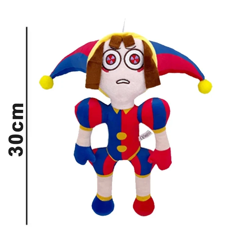 Der erstaunliche digitale Zirkus Pomni Jax Plüsch Cartoon Plüschtier Spielzeug Theater Kaninchen Puppe Stofftiere Kinder Weihnachten Kinder Geschenke