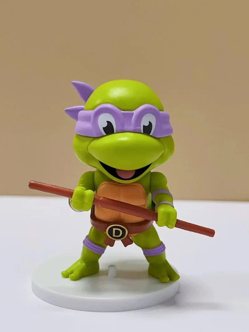 5 Teile/satz Teenage Mutant Ninja Turtles Q Version Figur 8-10cm Raphael Donatello Action Figur Comic Charakter Ornamente