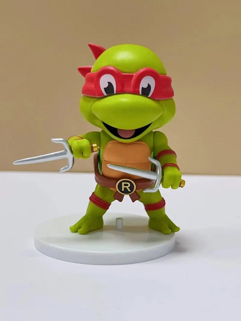 5 Teile/satz Teenage Mutant Ninja Turtles Q Version Figur 8-10cm Raphael Donatello Action Figur Comic Charakter Ornamente
