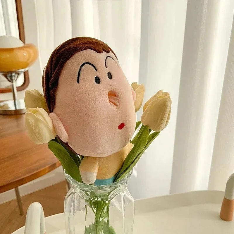 21 cm Anime Crayon Shin-Chan Boochan Tissue Box Originalität Plüschpuppe Lustiges Design Plüsch Gefüllter Schlüsselanhänger Paar Taschenanhänger