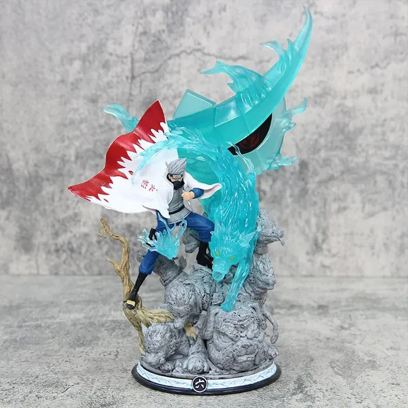 Anime Naruto Figur Hatake Kakashi Figuren Gk Actionfiguren 26cm PVC Statuen Sammlung Modell Spielzeug Geschenke