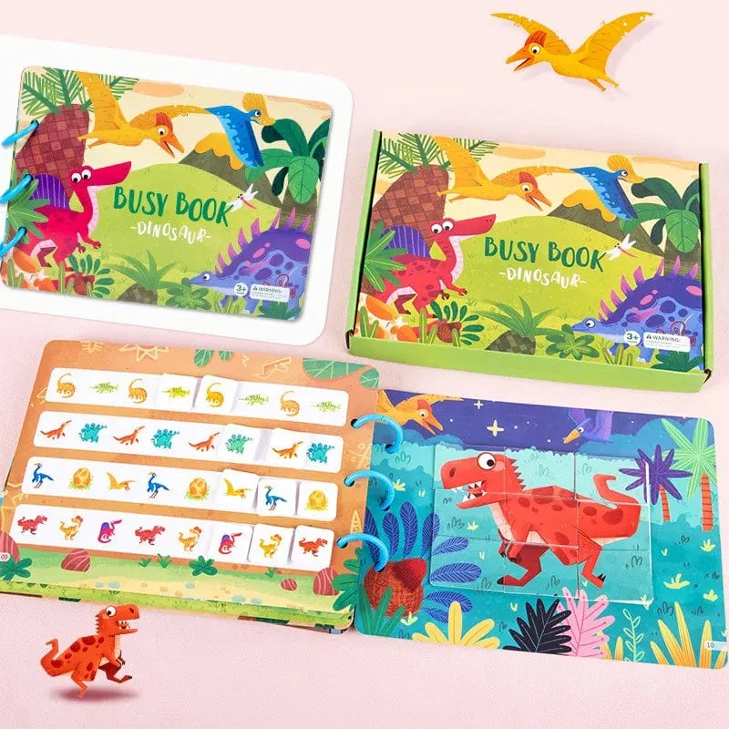 Aufkleber Montessori Ruhiges Buch Puzzles Lernspielzeug für Kinder Kinder Beschäftigt Buch Spielzeug Kognition Montessori Bildungsbücher